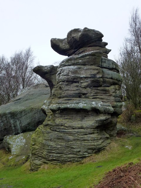 'Dancing Bear', Brimham Rocks © John H Darch :: Geograph Britain and Ireland