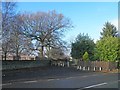 The former entrance gate to Upperwood Hall