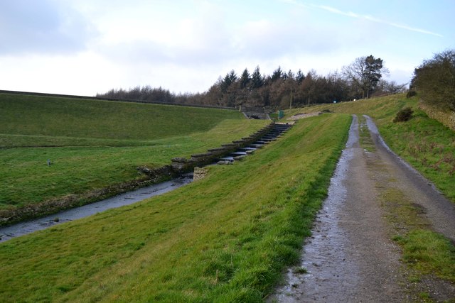 Conduit And Track To Beaver Dyke John Sparshatt Cc By Sa Geograph Britain And Ireland