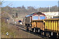 Freight train held at red light, Micheldever Station