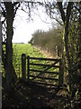 Gate on a public footpath