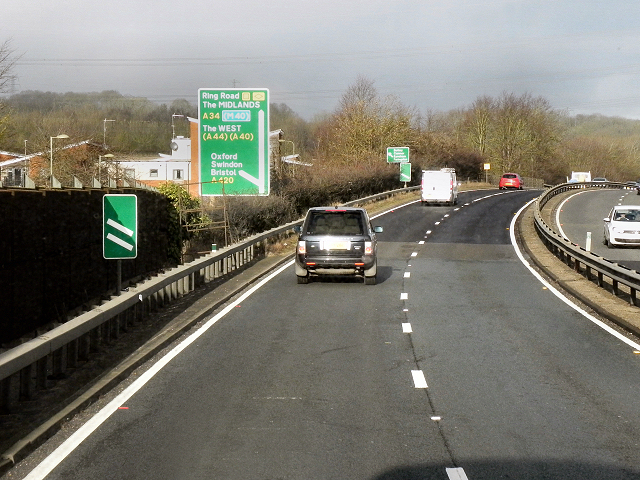 Approaching Botley interchange