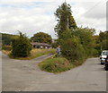 Triple-pronged fork in the road, Talgarth