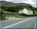 House at a bend in the A4067 near Craig-y-nos