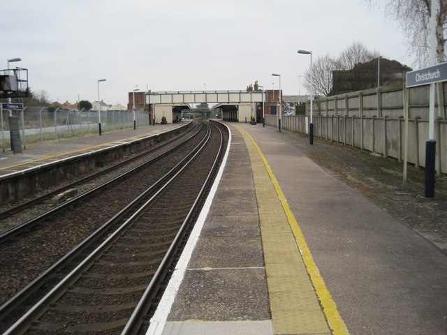 Christchurch railway station, Dorset © Nigel Thompson :: Geograph ...