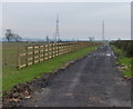 Track off the B6047 Melton Road