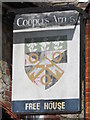 Sign for The Coopers Arms, Coopers Lane, TN6