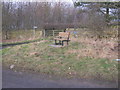 Roadside seat on Esperley Lane