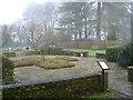 Memorial garden at All Saints Church, Hartley