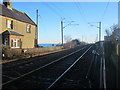 NU0051 : Looking down the East Coast Main line from Spittal Crossing by Graham Robson