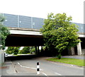 M5 motorway crosses over Avonmouth Road, Bristol