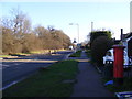 TL1116 : A1081 Luton Road & Kinsbourne Green Post Office George V Postbox by Geographer