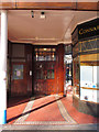 The stylish doorway to 419 Lord Street, Southport