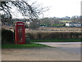 Wimborne St. Giles: the telephone box