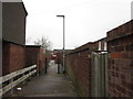 A path leading to West Parade, Hull