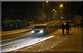 A winter scene on Church Road