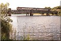 Train crosses Lochy Viaduct