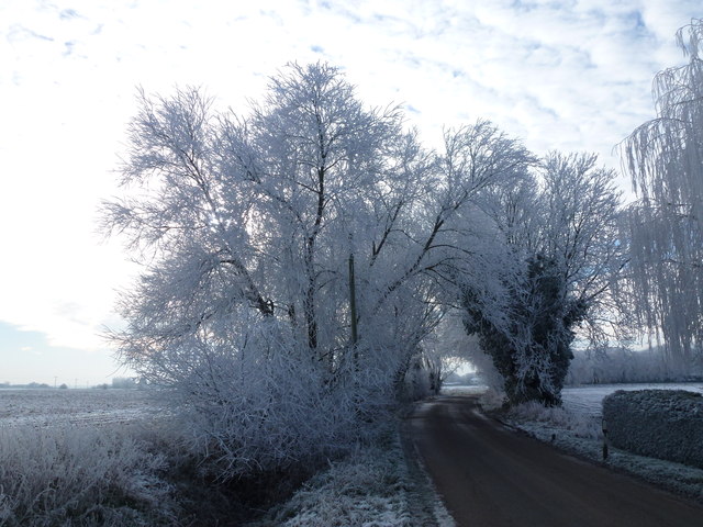 Winter time on Wisbech Road