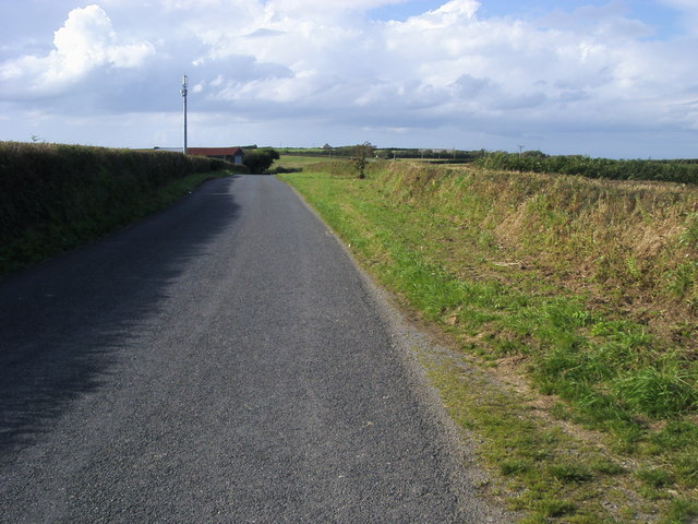 Road nearing Trelay Bungalow