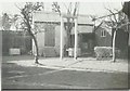 Recently completed garage in 1954