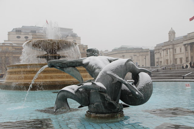 Fountain, Trafalgar Square, London W1