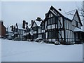 Louisa Cottages in the snow