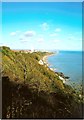 TV6096 : View from cliffs at Holywell toward Eastbourne by Andrew Diack