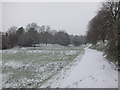 Linton Gardens in snow