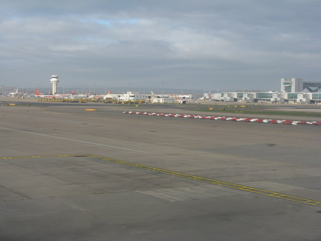 Gatwick Airport from the southeast