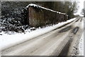 Part of an old railway bridge by Laurel House