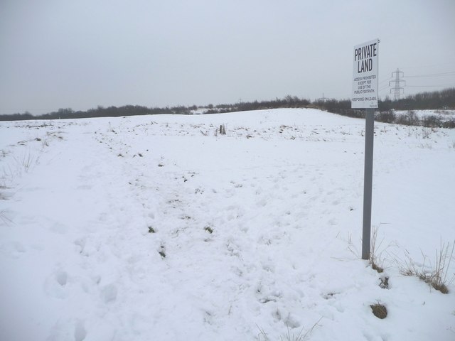 Snowy evidence of presumed trespass