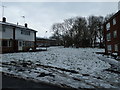 Snow on the verges in Sharps Road