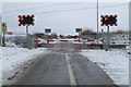 Oster Fen Lane Level Crossing