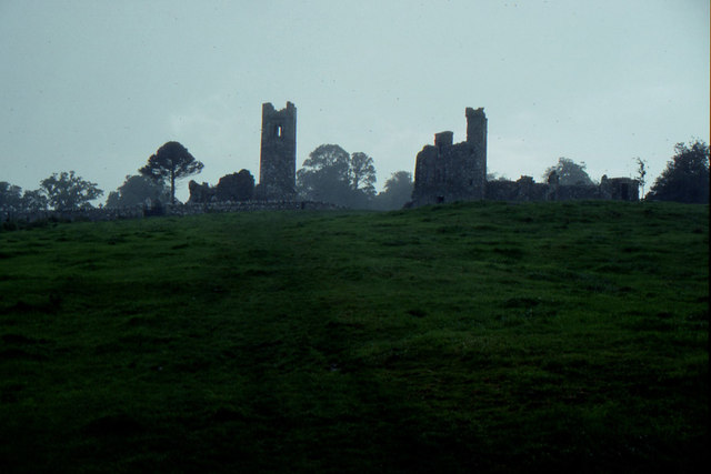 Ruined abbey, on the Hill of Slane