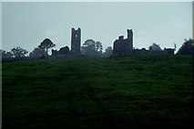 N9675 : Ruined abbey, on the Hill of Slane by Christopher Hilton