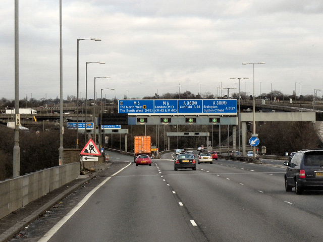 Aston Expressway, Gravelly Hill... © David Dixon cc-by-sa/2.0