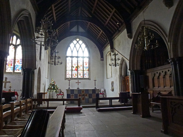 Interior of the church of St. Edward... © Phil Champion cc-by-sa/2.0 ...