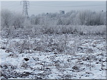 SK5702 : Snow and a hard frost on the Aylestone Meadows by Mat Fascione