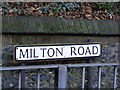 Milton Road sign