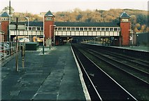 SH5771 : Bangor railway station by Nigel Thompson