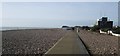 TQ1201 : Path by Beach at West Worthing by Paul Gillett