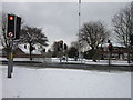 A cycleway crosses over Spring Bank West, Hull