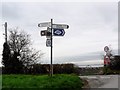 Road signs near Havenstreet