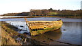 TM2849 : Wreck on the River Deben by Chris Holifield