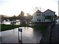 The floodplain of the River Usk at Llanfoist