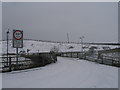 Bridge over the M62 motorway at Booth Hollings