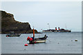 SY8279 : The Waverley passes Lulworth Cove by Phil Champion