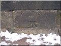 Benchmark on Old Mill Bridge, Lydgate