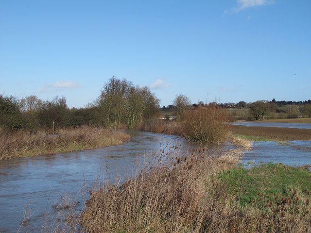 River Wid and waterlogged fields