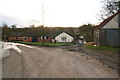 Raithby: old joinery shed and estate buildings